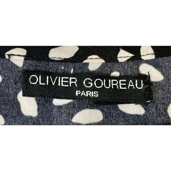 Olivier Goureau Front Tie Balloon Sleeve Flowy Women's Dress XS - Picture 6 of 12